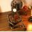 Creative Industrial Steampunk Wrought Iron Robot Table Lamp Retro Robot Water Pipe Desk Lamp Bar Restaurant Cafe Decoration