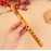 Chinese Traditional 6 Holes Bamboo Flute Instrument Vertical Flute Clarinet Student Musical Instrument Wood Color For Beginner