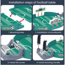 Football Table Interactive Games Tabletop Soccer Pinball Toys Classic Parent-Child Interactive Desktop Sport Board Game Battle