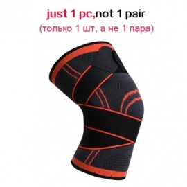 1 Piece Sports Knee Pads Outdoor Cycling Man Adjustable Compression Elastic Knee Pads Support Fitness Equipment Protective