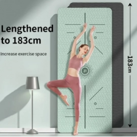 Yoga Mat Non Slip, Eco Friendly Fitness Exercise Mat with Carrying Strap,Pro Yoga Mats for Women,Workout Mats for Home, Pilates